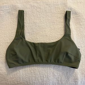 Aerie Green Bikini Top